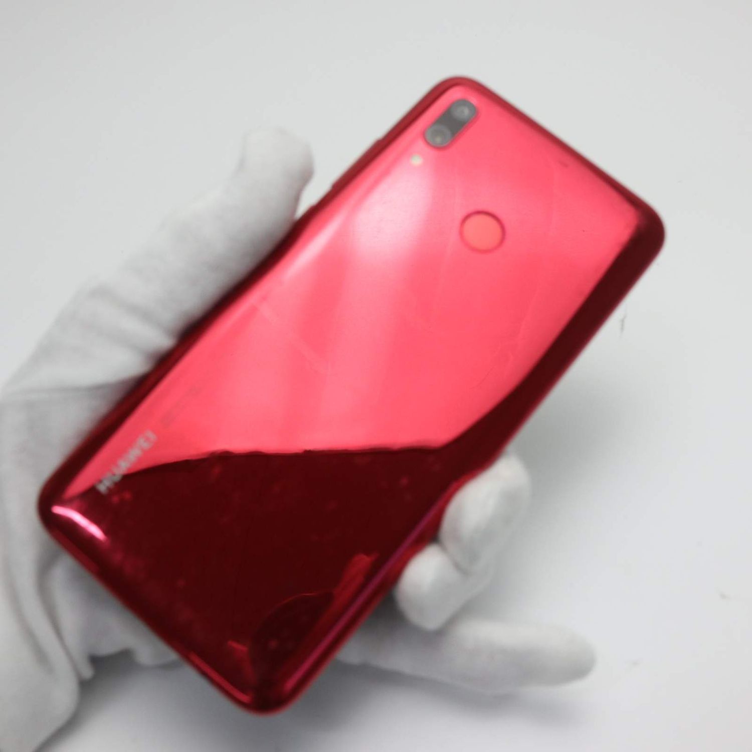ムスビー｜安心保証 超美品 HUAWEI nova lite3 コーラルレッド 本体 白 