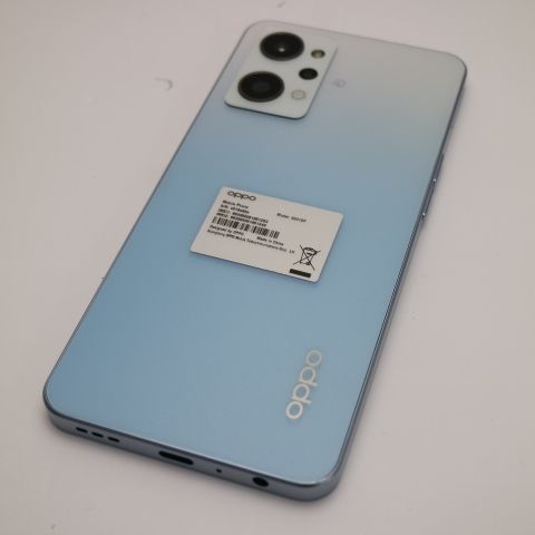 ムスビー｜安心保証 新品同様 SIMフリー OPPO Reno7 A ブルー【OPPO 