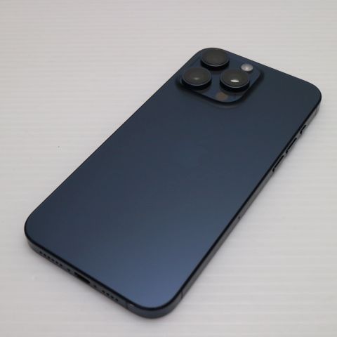 安心保証 超美品 SIMフリー iPhone15 Pro Max 512GB ブルーチタニウム