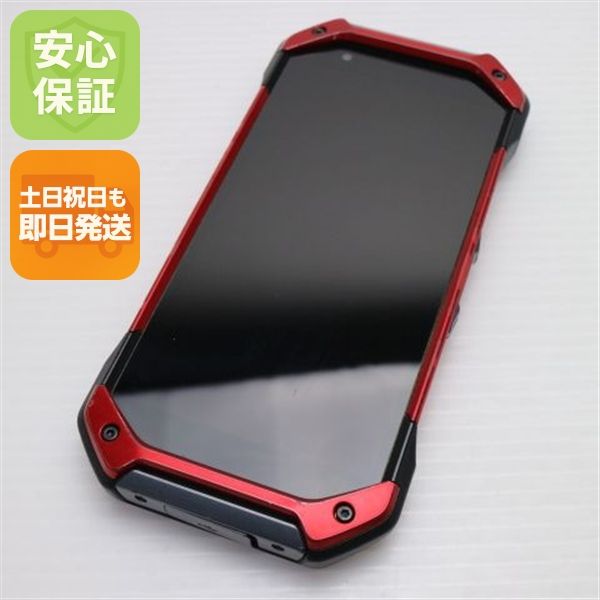 安心保証 美品 TORQUE 5G KYG01 レッド 白ロム