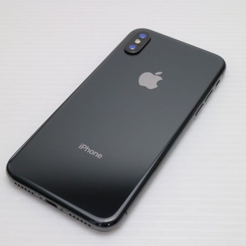 安心保証 超美品 SIMフリー iPhoneX 256GB スペースグレイ 本体 白ロム