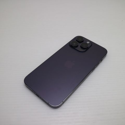 安心保証 超美品 SIMフリー iPhone14 Pro Max 256GB ディープパープル