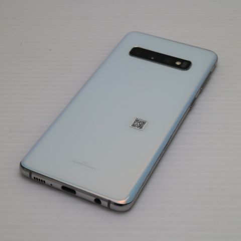 安心保証 美品 SCV41 Galaxy S10 プリズムホワイト 本体 白ロム
