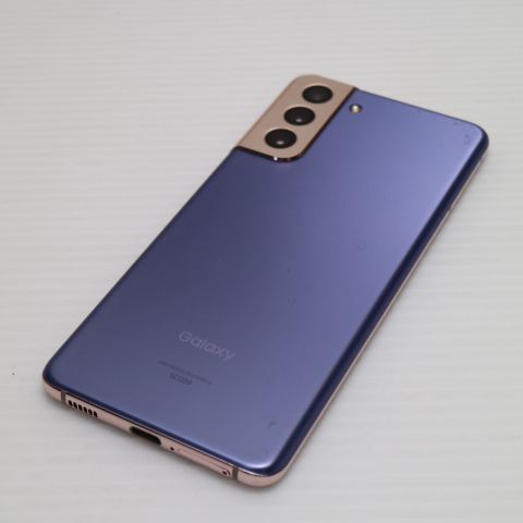 安心保証 超美品 Galaxy S21 5G SCG09 ファントムバイオレット 白ロム