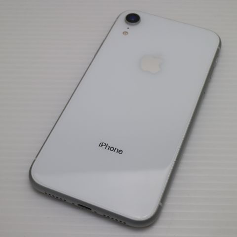 超美品 SIMフリー iPhoneXR 128GB ブラック 白ロム M333（ムスビー  