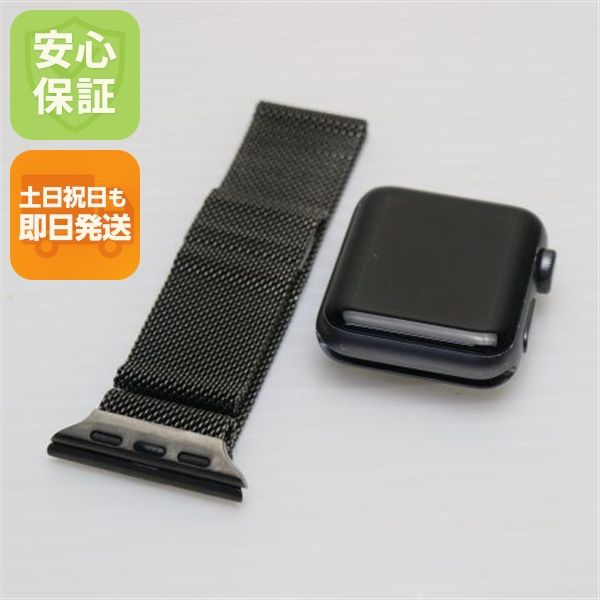 新品同様 Apple Watch series3 38mm GPS スペースグレイ