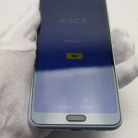 安心保証 美品 SIMフリー AQUOS sense3 plus ホワイト 白ロム