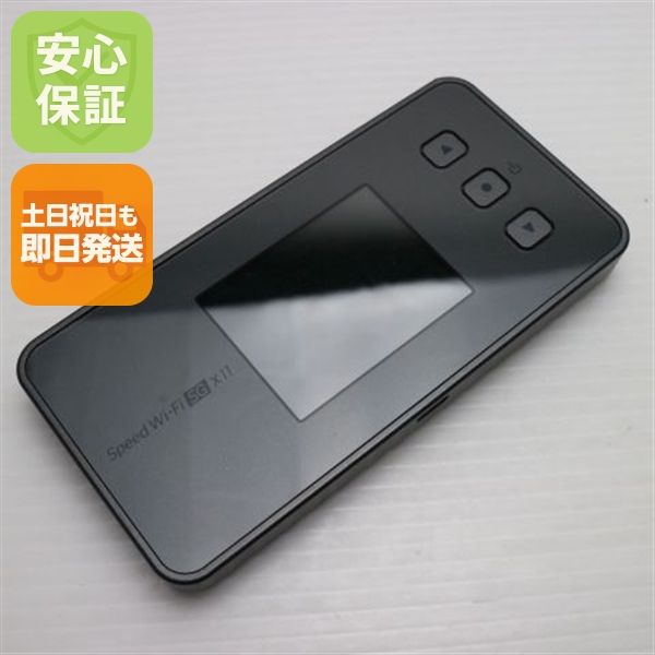 安心保証 美品 Speed Wi-Fi 5G X11 NAR01 チタニウムグレー 白ロム
