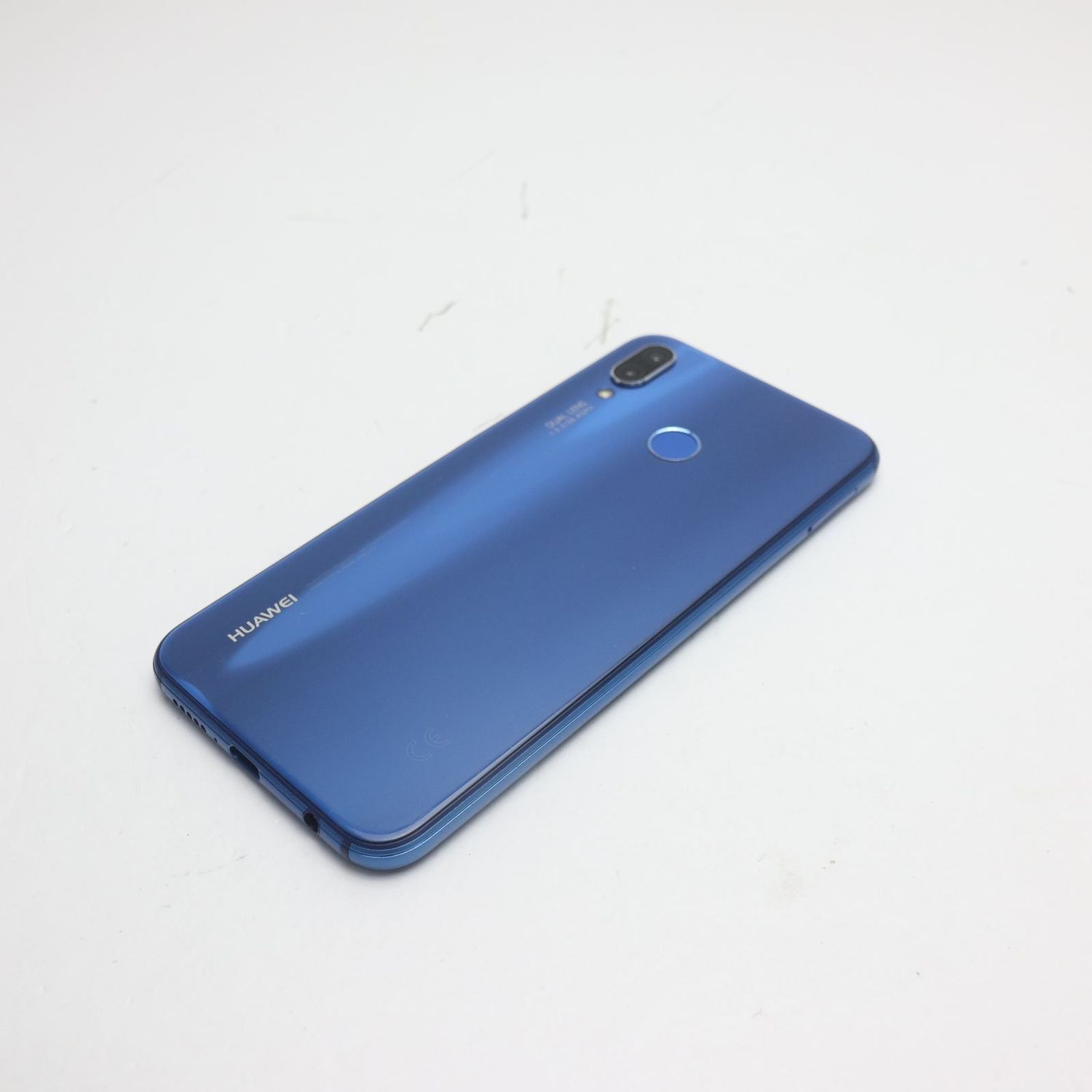 ムスビー｜安心保証 美品 SIMフリー HUAWEI P20 lite ブルー 本体 白  