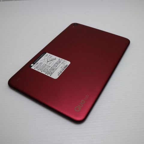安心保証 新品同様 KYT33 Qua tab QZ10 ボルドー 本体 白ロム