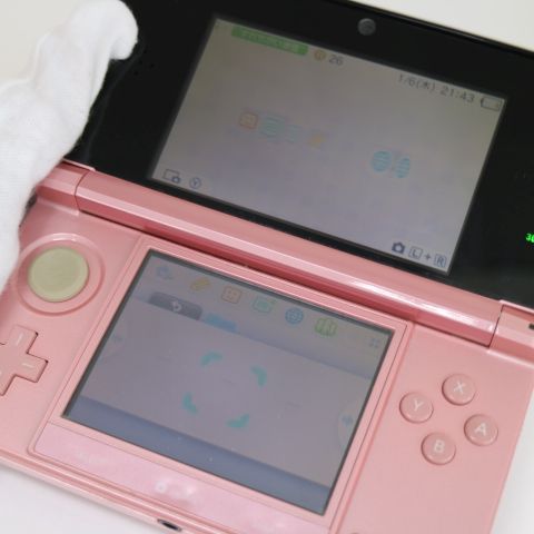 ムスビー｜安心保証付 美品 ニンテンドー3DS ミスティピンク 中古本体  