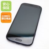 安心保証 美品 F-52B らくらくスマートフォン ネイビー 白ロム