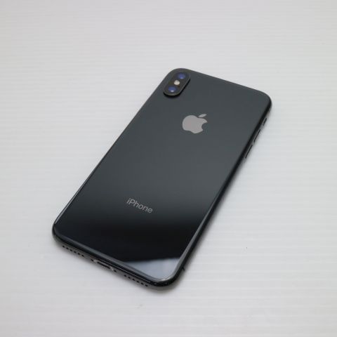 安心保証 超美品 SIMフリー iPhoneX 64GB スペースグレイ 本体 白ロム