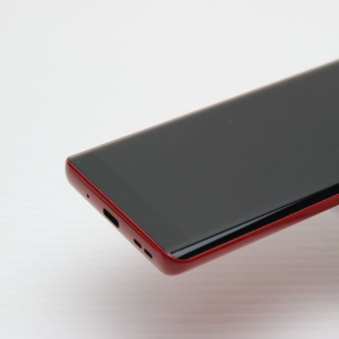 安心保証 新品同様 SIMフリー Rakuten Hand 5G クリムゾンレッド