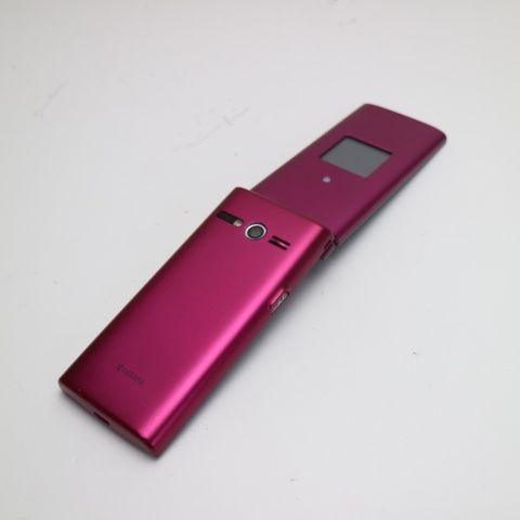 ムスビー｜安心保証 新品同様 KYF38 かんたんケータイ ワインレッド 