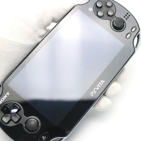 ムスビー｜安心保証付 美品 PCH-1000 PS VITA ブラック 中古本体  