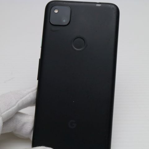 安心保証 美品 SIMフリー Google Pixel 4a ブラック 白ロム