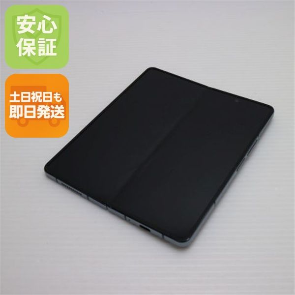 安心保証 美品 SCG16 Galaxy Z Fold4 グレイグリーン