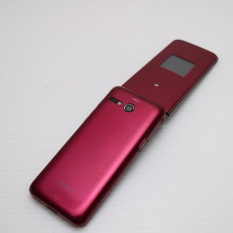 ムスビー｜安心保証 美品 かんたんケータイ ライト KYF43 ワインレッド 