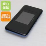 美品 UQmobile Speed Wi-Fi NEXT W06 ブラック×ブルー
