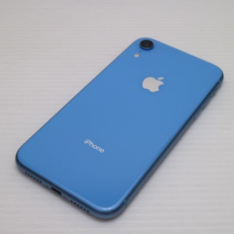 安心保証 良品中古 SIMフリー iPhoneXR 256GB ブルー 本体 白ロム