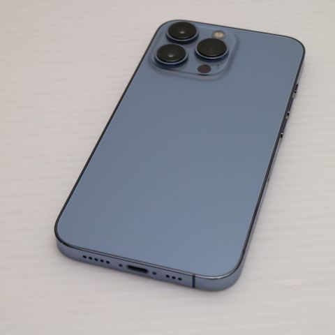 安心保証 超美品 SIMフリー iPhone13 Pro 128GB シエラブルー 白ロム