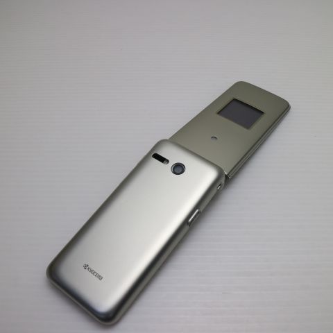 安心保証 新品同様 かんたんケータイ ライト KYF43 シャンパンゴールド 白ロム