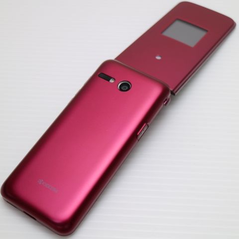 ムスビー｜安心保証 超美品 かんたんケータイ ライト KYF43 ワイン 