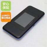 超美品 UQmobile Speed Wi-Fi NEXT W06 ブラック×ブルー
