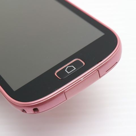 安心保証 超美品 F-03K らくらくスマートフォン me ピンク 本体 白ロム