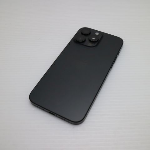 安心保証 新品同様 SIMフリー iPhone15 Pro Max 256GB ブラックチタニウム