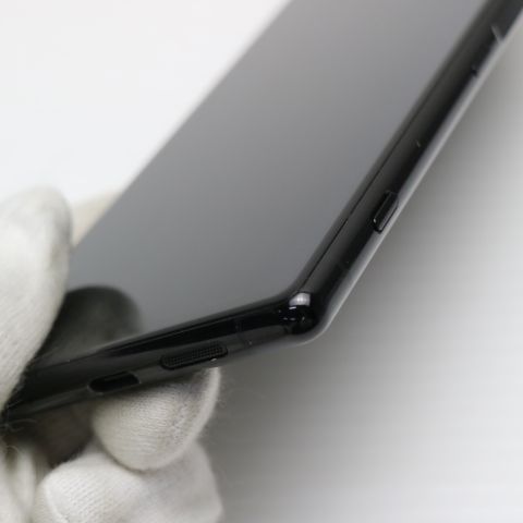 安心保証 新品同様 SO-03L Xperia 1 ブラック 本体 白ロム