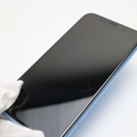 安心保証 良品中古 SIMフリー iPhoneXR 256GB ブルー 本体 白ロム