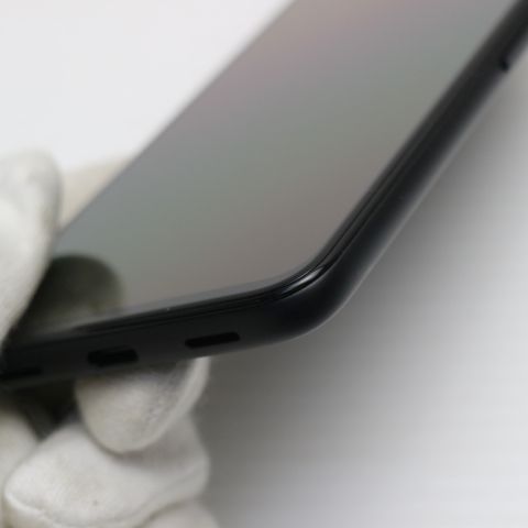 安心保証 新品同様 SIMフリー Google Pixel 4a ブラック 白ロム