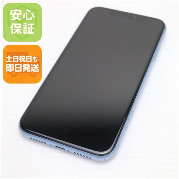�¿��ݾ� ���� SIM�ե꡼ iPhoneXR 64GB �֥롼 ���� �����