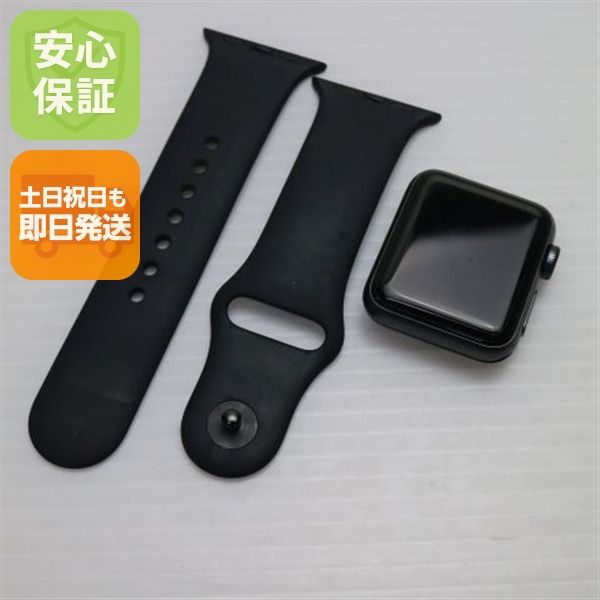 美品 Apple Watch series3 38mm GPS スペースグレイ
