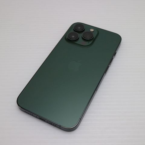 安心保証 美品 SIMフリー iPhone13 Pro 256GB アルパイングリーン