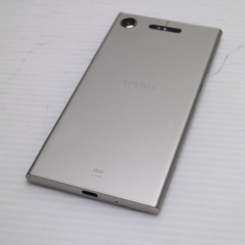 ムスビー｜安心保証 良品中古 SOV36 Xperia XZ1 シルバー 本体 白ロム 