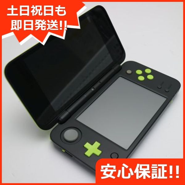 ムスビー｜安心保証付 美品 NEWニンテンドー2DS LL ブラック×ライム  