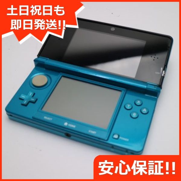 ニンテンドー3DS 本体 動作確認済み アクアブルー 若々しく 1004_1017