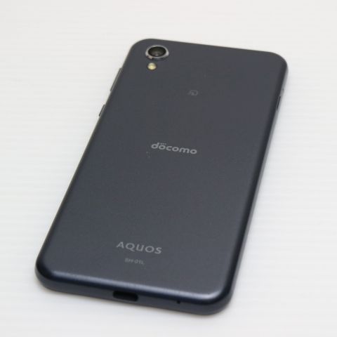 安心保証 新品同様 SH-01L AQUOS sense2 ニュアンスブラック 本体 白ロム