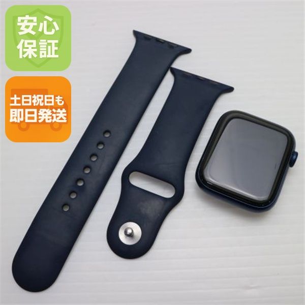 超美品 Apple Watch Series6 44mm ネイビー 即日発送 土日祝発送