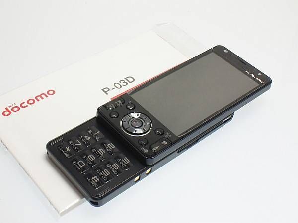 ムスビー｜◇安心保証付◇新品未使用◇P-03D ブラック◇白ロム【P-03D 