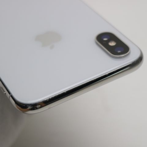 ムスビー｜安心保証 超美品 SIMフリー iPhoneX 64GB シルバー 本体 白 