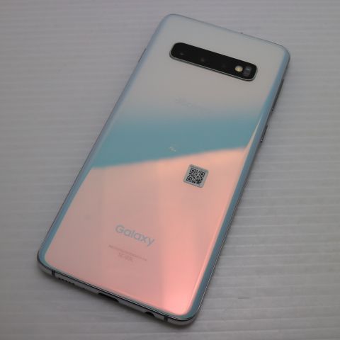 安心保証 新品同様 SC-03L Galaxy S10 プリズムホワイト 本体 白ロム