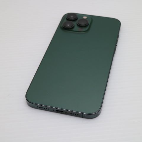 良品中古 SIMフリー iPhone13 Pro Max 128GB アルパイングリーン