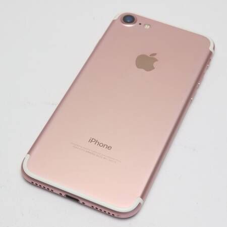 ムスビー｜○安心保証付○美品○SIMフリー iPhone7 128GB ローズ 