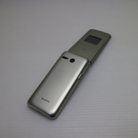 安心保証 超美品 かんたんケータイ ライト KYF43 シャンパンゴールド 白ロム