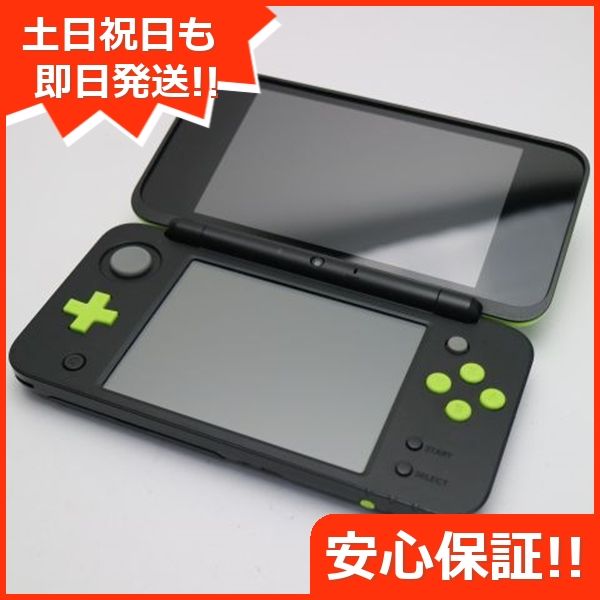 ムスビー｜安心保証付 美品 NEWニンテンドー2DS LL ブラック×ライム  