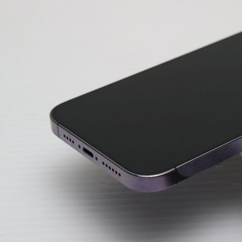 安心保証 新品同様 SIMフリー iPhone14 Pro Max 128GB ディープパープル